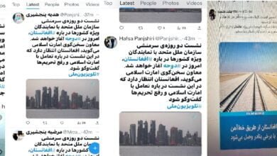 این آدرس به محض نشر یک خبر از یک منبع طالبان به صورت سازمان دهی شده وتیمی به بازنشر این خبرها اقدام می کنند